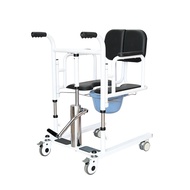 包邮 Household Transfer Chair Lifting Manual Lift Machine Elderly Disabled Patient Bed Wheelchair Lifter Toilet Bathroom C