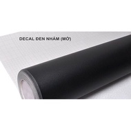 Combo of 5 meters of matte black decal for cars, motorbikes, phones, laptops, suitcases...