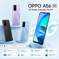 OPPO A56 5G | Paparan luas 6.52 inci | 8GB RAM 256GB ROM | 5000mAh tahan lama, rangkaian 5G stabil