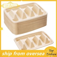 [TopFashion] 25 PCS Disposable Taco Holders for Party, Taco Tray Holder, Taco Stands for 3 Tacos,for