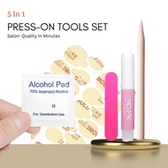 Gam Sticker Kuat Kuku Palsu Pelekat Press On Nail Tools Set Nail Glue Jelly Sticker Gam Manicure