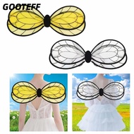 CARAMELOMA Bee Wings, Black Yellow Lightweight Fairy Wings, Fairy Costume Bee Angel Wings Cosplay Ev