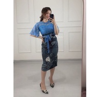 Navira - Yuna Batik Dress - Women's Party Dress - Wedding Dress - Kebaya Dress - Graduation Dress