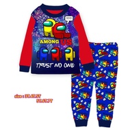 CUDDLE ME PYJAMAS SIZE 3TAHUN HINGGA 13TAHUN/READYSTOCK PYJAMAS LONG SLEEVE