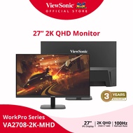 VA2708-2K-MHD 27” 2K QHD Monitor with Built-in Speakers
