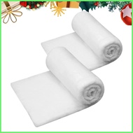 Fake Snow Blanket 2.9 x 8.2 ft Snow Blanket Roll 2X Fake Snow Decoration Aesthetic Backdrop Rug Deco