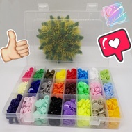 360 Sets Snap Buttons + Fastener Snap Pillers Set