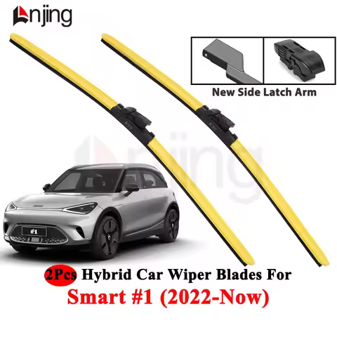 LNJING Colorful Car Windshield Wiper Blades For Smart 1 2022-Now
