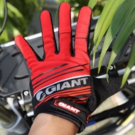 High Quailty Giant MTB Bike Cycling Gloves Full Finger Touch Phone Screen Mountain off road bicycle gloves Gel Paded