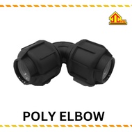 POLY ELBOW 50MM / 63MM / 90MM PVC Pipe Connector