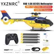 Helicopter F06 Ec135 2.4g 6ch 6 Axis Gyro Rtf Direct Drive 1:36 Drone