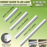 T5 LED Tube Light 5W / 10W / 16W / 24W Daylight & Warm White led light bulb square type led lights