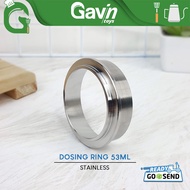 MESIN Dosing 53mm Porta Coffee Machine Filter Extender Stainless 53 mm
