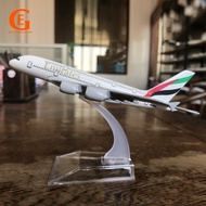 Emirates Airlines Airbus 380 Plane Model Diecast Aircraft Airplane A380 Aviation Collection Toy