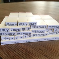 丸丸貓月曆印章(一套組)