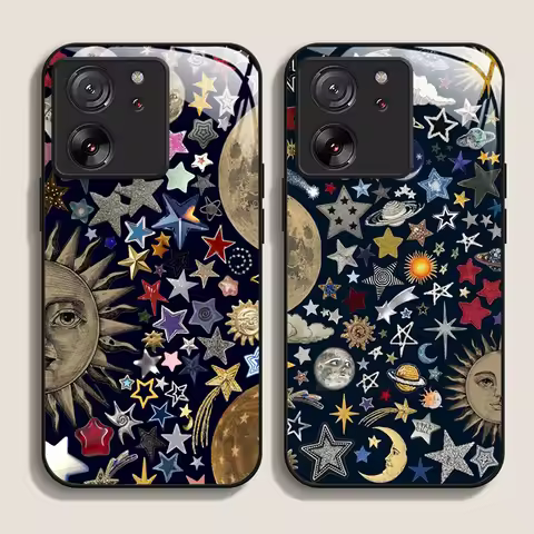 Tempered Glass Phone Case for Motorola Moto G85 G84 G75 G55 Edge 50 Fusion 40 Neo 30 Pro Luxury Retr
