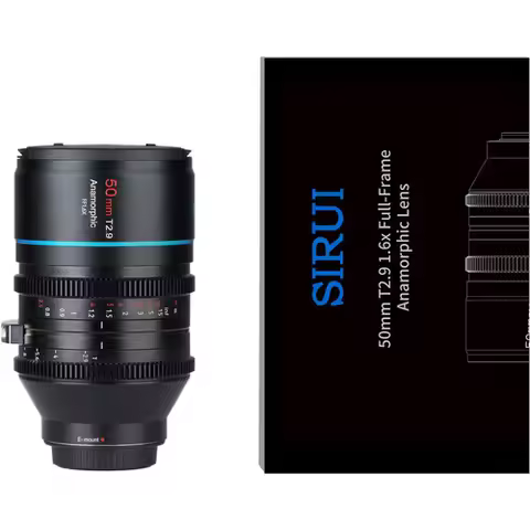 SIRUI Venus 35mm 50mm 75mm 100mm 135mm 150mm T2.9 1.6X Full-Frame Anamorphic Lens For Canon RF for S