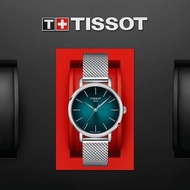 TISSOT T143.210.11.091.00 T1432101109100 EVERYTIME Quartz 34mm SS Bracelet Green Gradient *Original