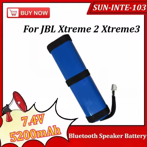 SUN-INTE-103 2INR19/66-2 7.4V 5200mAh Rechargeable Battery for JBL Xtreme 2 Xtreme3 Bluetooth Speake