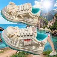 2024 Raya Kasut raya perempuanFashion Women Thick bottom Daddy Shoes internet celebrity Outdoor Casu