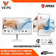 MSI Modern MD271QPW PRODUCTIVITY Monitor- 27inch / IPS 75hz / WQHD / 5MS
