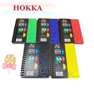 HOKKA Subject Spiral Notebook PP-A6 (14.6cm*11.5cm)