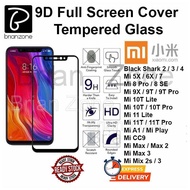 9D Full Screen Cover Xiaomi Black Shark 2 3 4 Mi 5X 6X 7 8 9T 9X 10T 11 11T A1 CC9 Lite Max Mix 2S 3