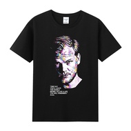 Summer new men's short-sleeved T-shirt pure cotton round neck Avicii print04