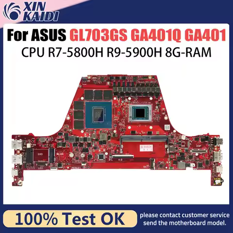For ROG Zephyrus G14 GA401Q Motherboard GA401QM R7 R9 GA401QA GA401QN GA401QL GA401QMR GA402QM GA501
