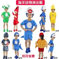Children Sea Animal Costumes Shark Costumes Lobster Sea Crab Octopus Whale Seals Sea Anemone Underwa