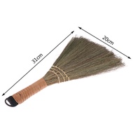 1Pc Straw Broom Wooden Soft Sweeping Broom Desktop Sofa Dusting Home Cleaning Brush For Home Use