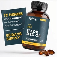 ✨️พร้อมส่ง✨️Black Seed Oil Organic Cold Pressed 120 Softgels