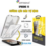 Genuine Iphone 11 Tempered Glass ZIFRIEND full-Screen Automatic Adhesive Frame - Iphone 11 Screen Stickers