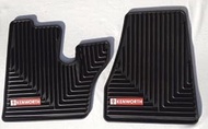 Kenworth T600 660 W900 C500 OEM Black Rubber Floor Mats w/Red Logo Fits 2005-2017