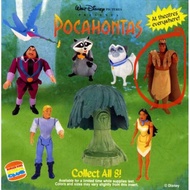 1996 Burger King POCAHONTAS Toy Mcdonald happy meal