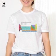 Mr. Sai Science Factory|Element Cycle Table (English) T-Shirt, Chemical Element Stem T-Shirt