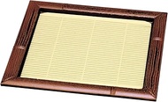 Fukui Craft 5-643-6+10 Buckwheat Dish, Brown, 8.5 x 8.5 x 1.0 inches (21.5 x 21.5 x 2.6 cm), Colande