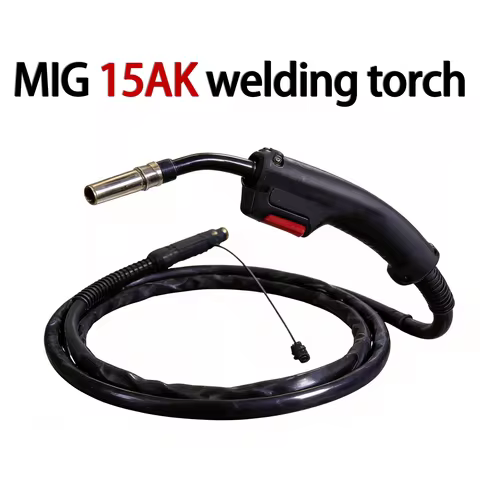 15AK Welding Torch MB15AK MIG MAG CO2 Welding Gun 3m 4m 5m Air Cooled Euro Connector