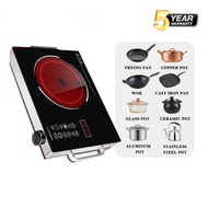 3500W Electric Ceramic Stove Far Infrared Induction Stove Variable Frequency Tabletop Stove Touchscr