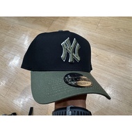 New Era 9Forty A-Frame New York Yankees Black/Olive Snapback Cap 100% Original Official