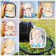GREAT Outdoor Bag, 10cm Doll Multicolor Storage , Gift Bag Decoration Accessories Kawaii Doll Displa