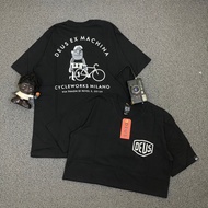 Deus Ex Machina Cycleworks Milano Black Black Tee T-shirt T-shirt S-5XS-5XL