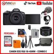 Canon EOS R50 kit lens Canon EOS R50 Combo 3 TAHUN JAMIN