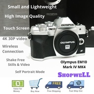 Olympus OM-D E-M10 EM10 Mark IV MK4 Mirrorless Digital Camera with 14-42mm Lens - Used Kamera Set EM