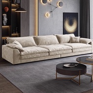 Fabric Sofa Italian Style Nordic Light Luxury Household Washable 2 3 4 Seater Sofa Chair ZY
