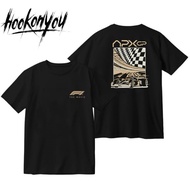 F1 Big Movie 2025 APXGP Fleet Pattern Racing T-Shirt Pure Cotton Top