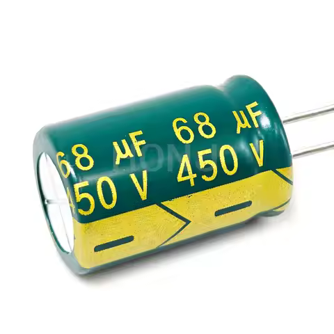 5PCS 450V68uf 16x25mm Aluminum Electrolytic Capacitor 68uf450v 450v 68uf 450V 68mf 450vdc 68MFD 450v