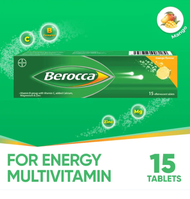 Berocca Vitamin C with B Complex 15s/30s/45s Effervescent Tablets