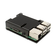 【Bestseller Alert】 For Raspberry Pi 4 3 Model B 3b Plus Aluminum Case With Dual Cooling Fan Metal En