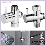 LAYOR Shower Arm Diverter Shower Diverter Valve Adjustable Brass Shower Head Diverter Valve Fixed Sp
